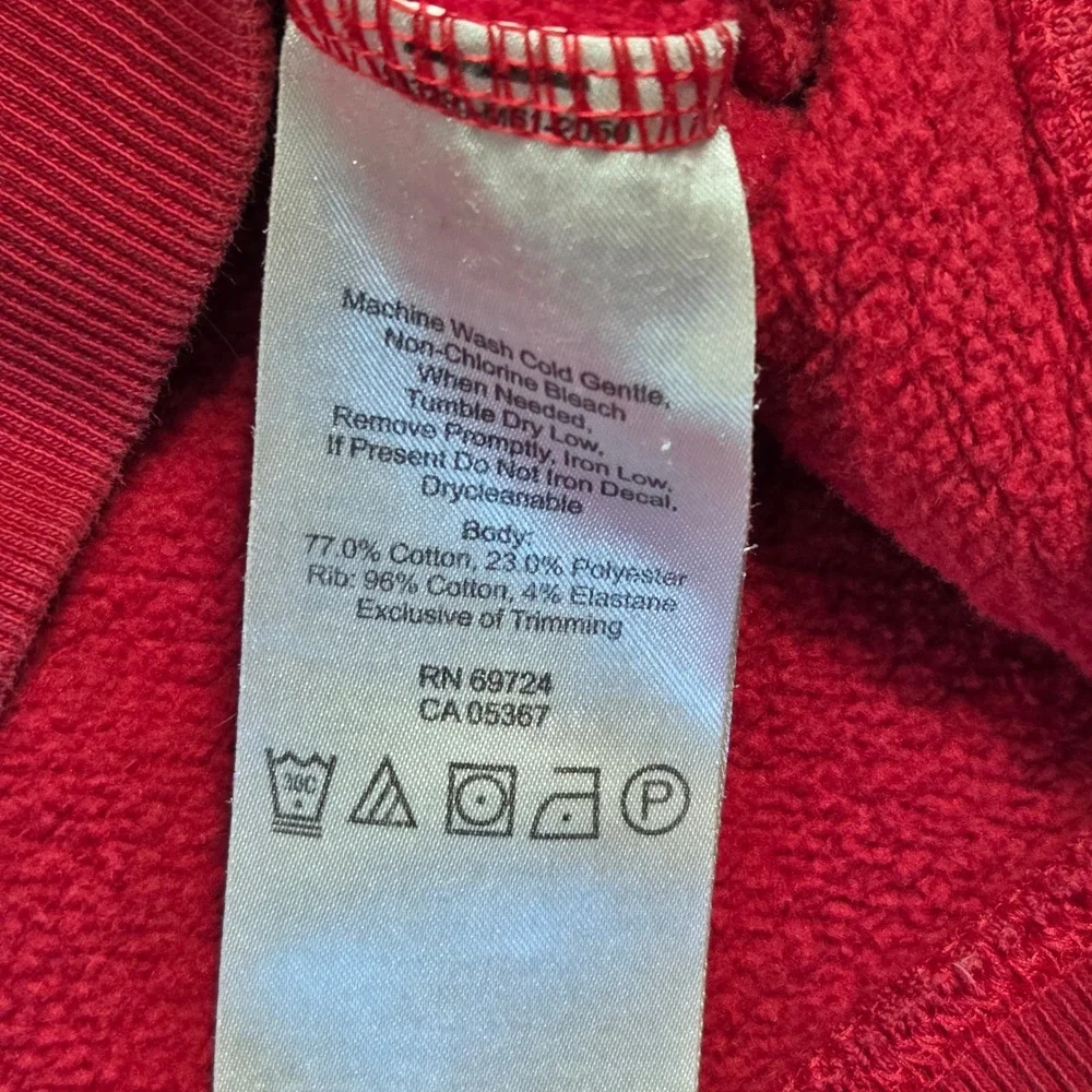 Columbia Sportswear Mens Red Graphic Mountain Logo Pullover Hoodie Large RN69724 - Picture 5 of 8